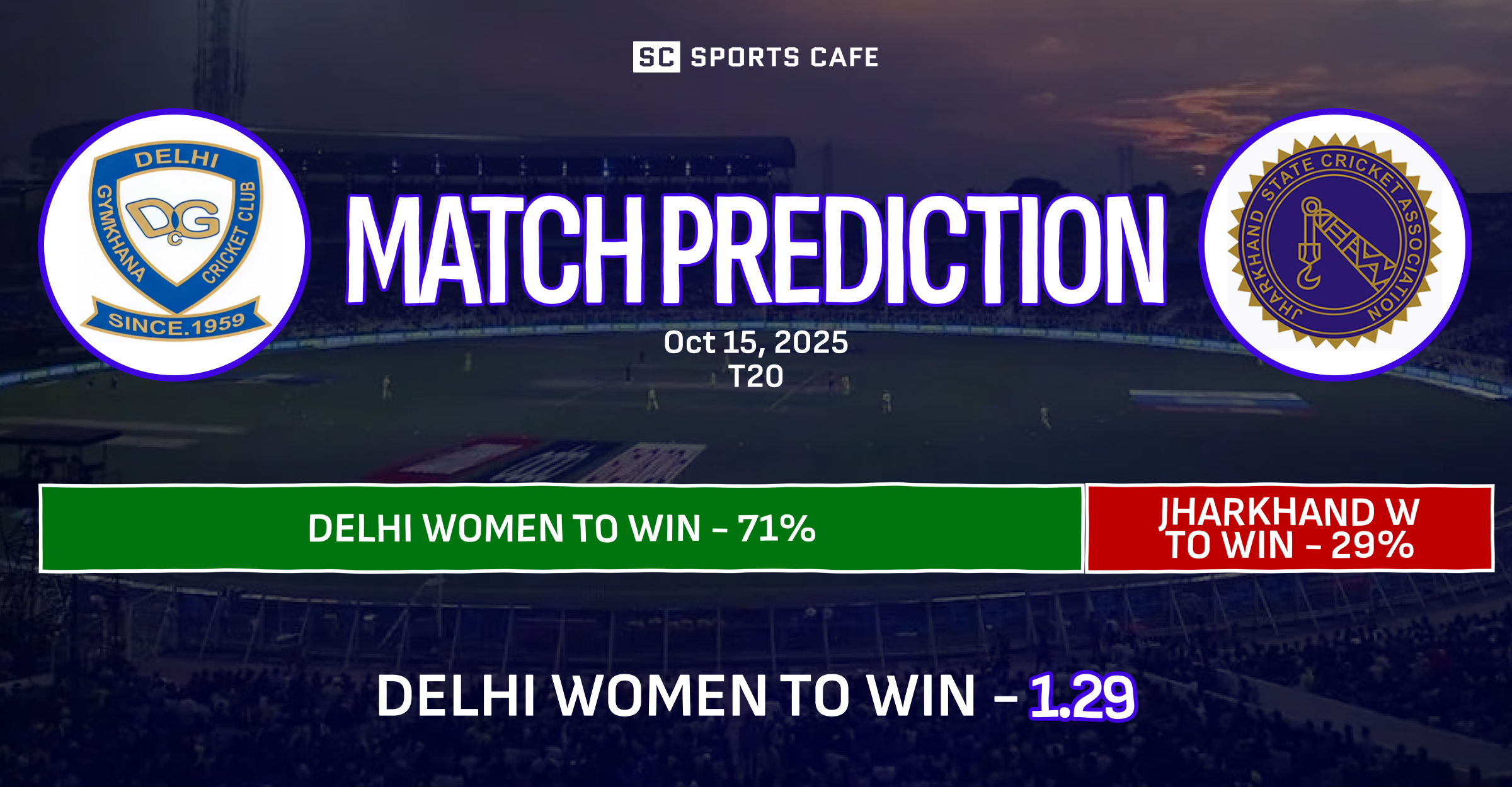 Delhi Women vs Jharkhand Women